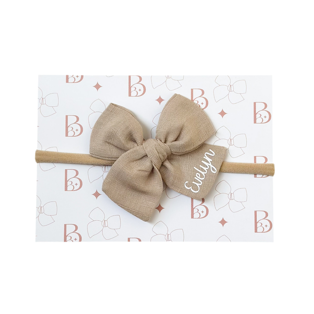 Stone Personalised Bow