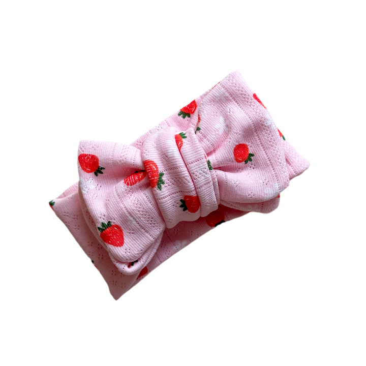 Pink Strawberry Topknot