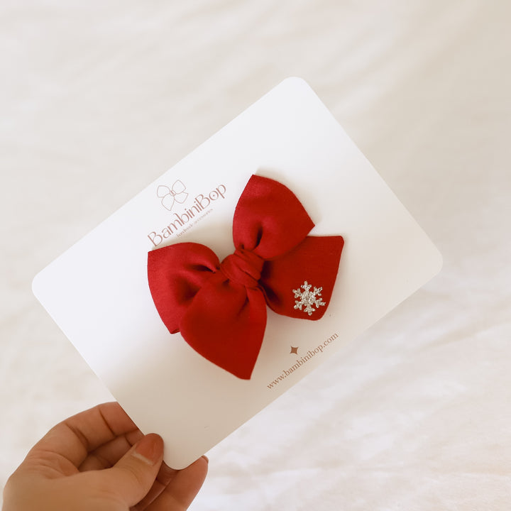 Red Christmas Bow