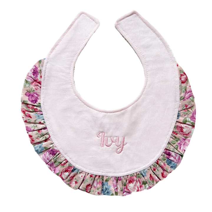 Ballerina Pink Round Dribble Bib