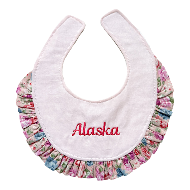Ballerina Pink Round Dribble Bib